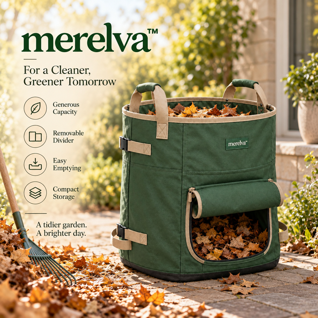 merelva™ Expandable Garden Leaf Collection Bag