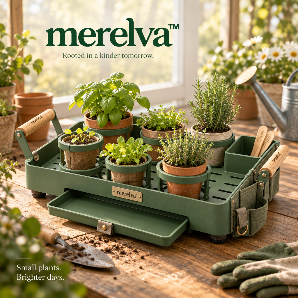 merelva™ Practical Garden Seedling Carry Tray