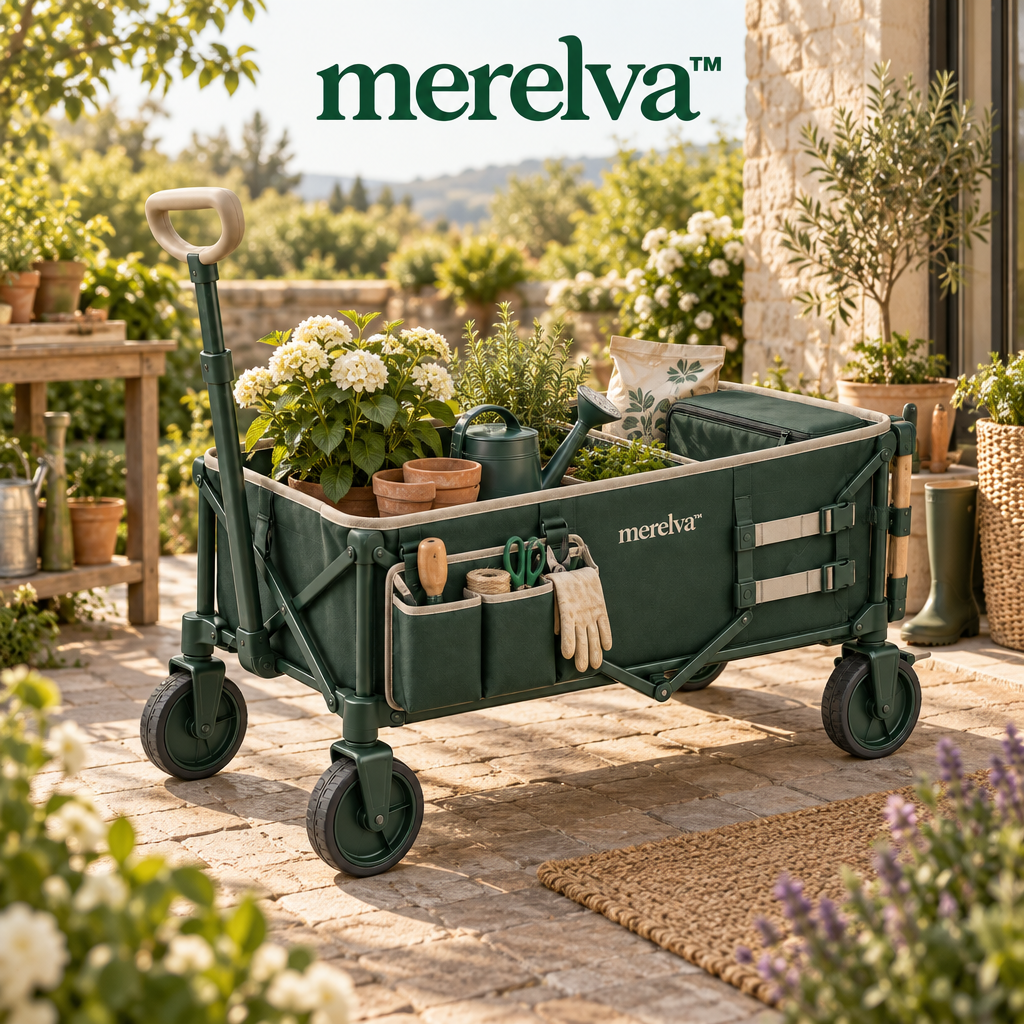 Versatile Foldable Garden Utility Cart