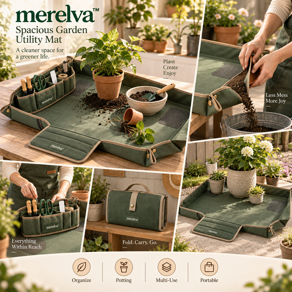 merelva™ Spacious Garden Utility Mat