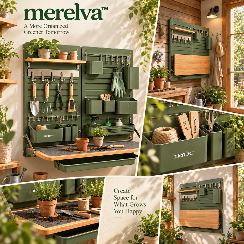 merelva™ Modular Garden Accessory Wall System