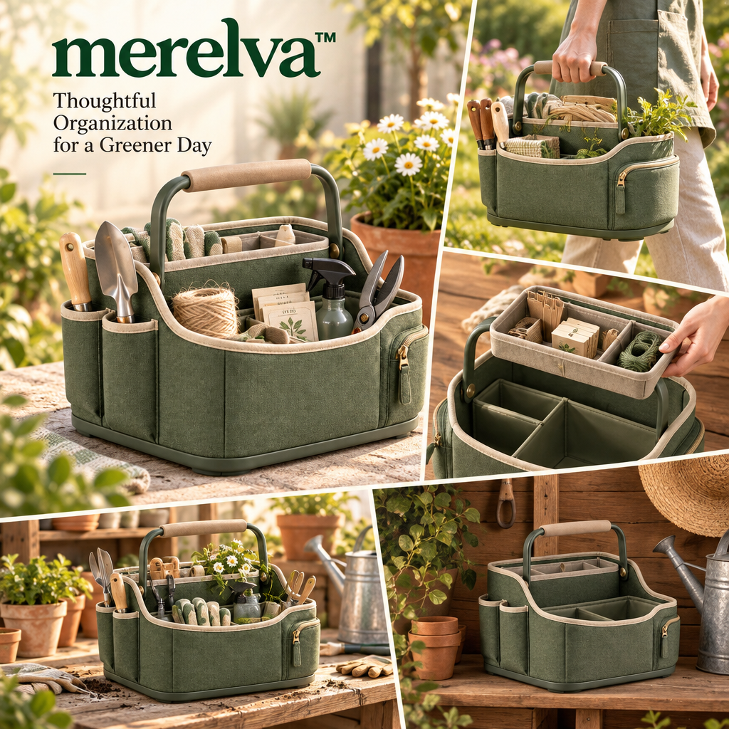merelva™ Structured Garden Carry Caddy