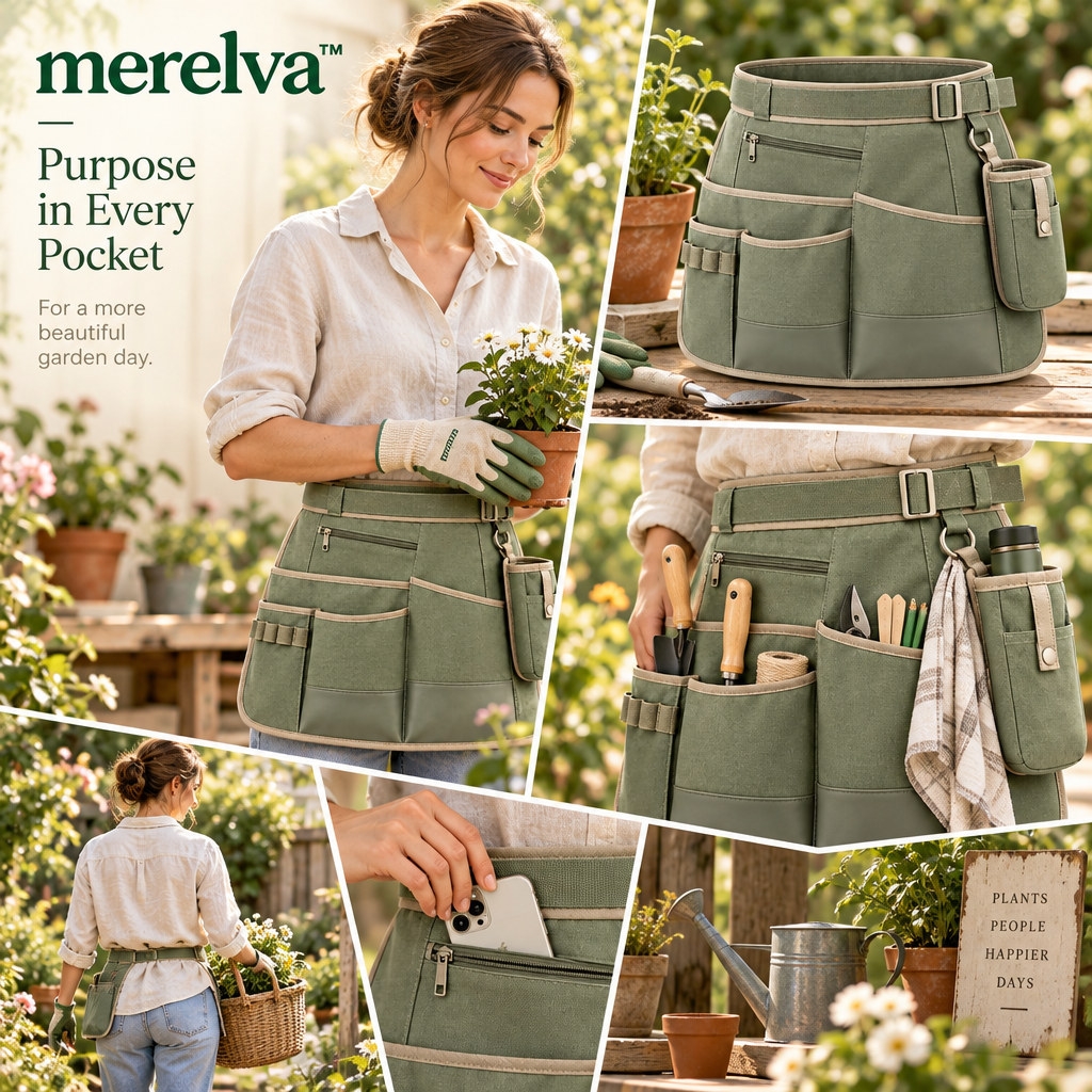 merelva™ Functional Garden Utility Apron