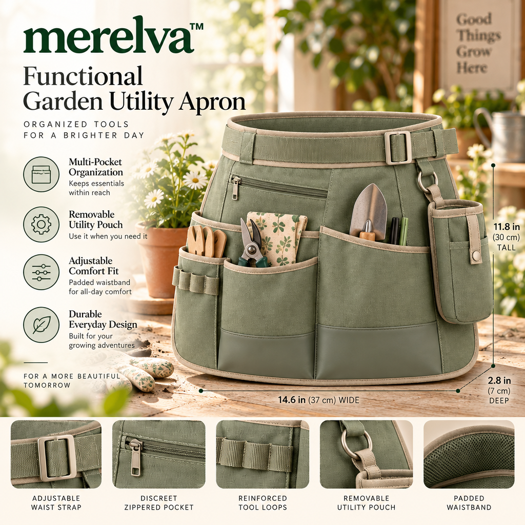 merelva™ Functional Garden Utility Apron
