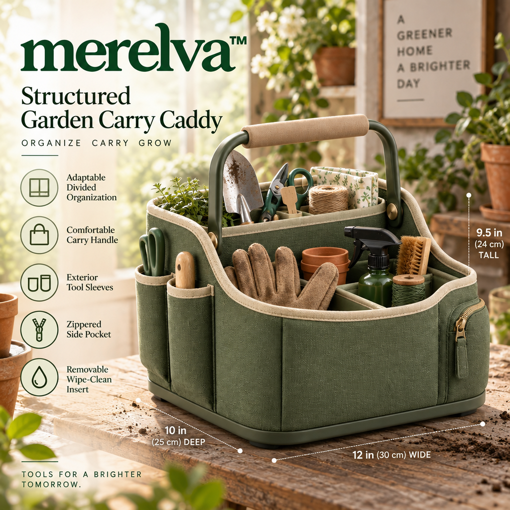 merelva™ Structured Garden Carry Caddy
