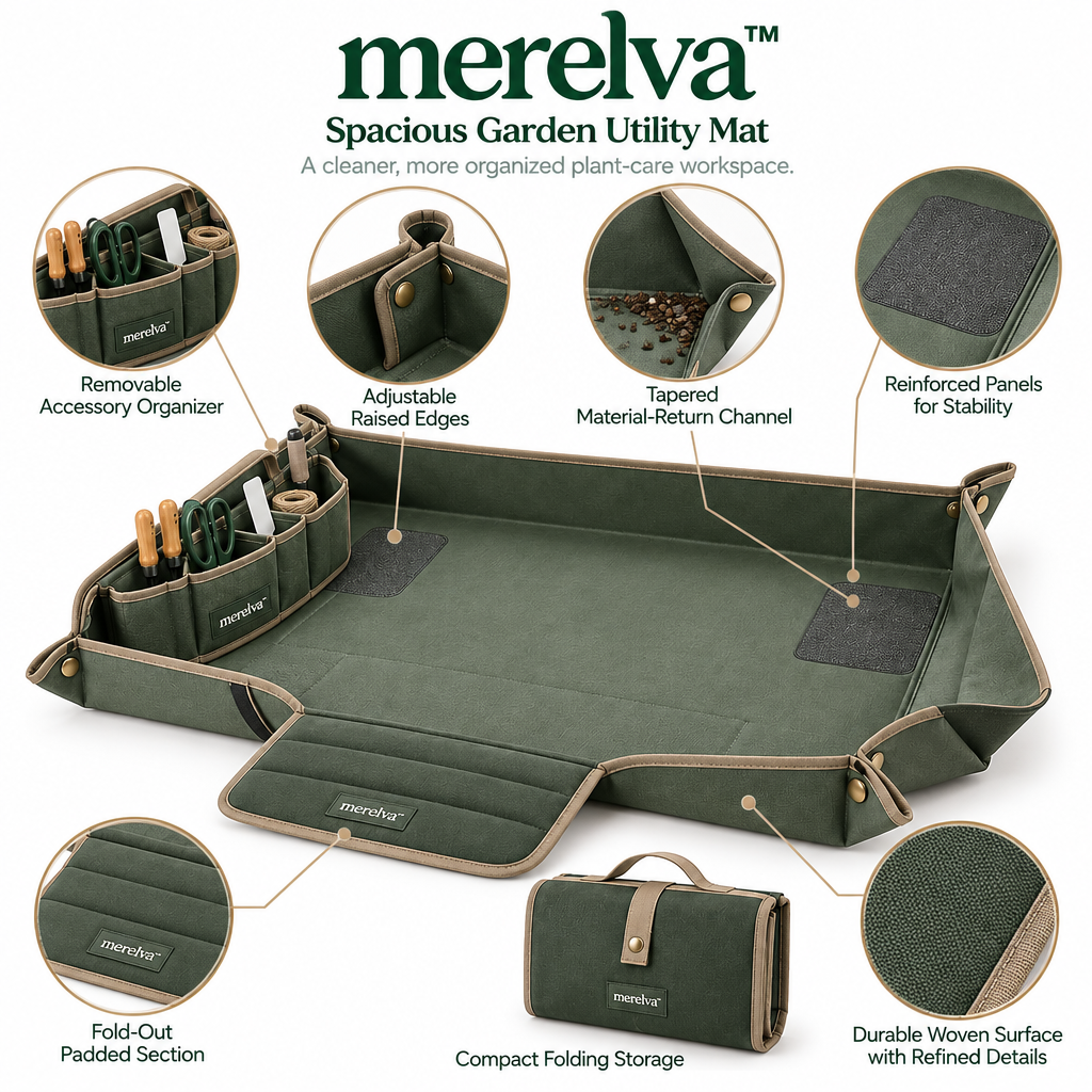merelva™ Spacious Garden Utility Mat