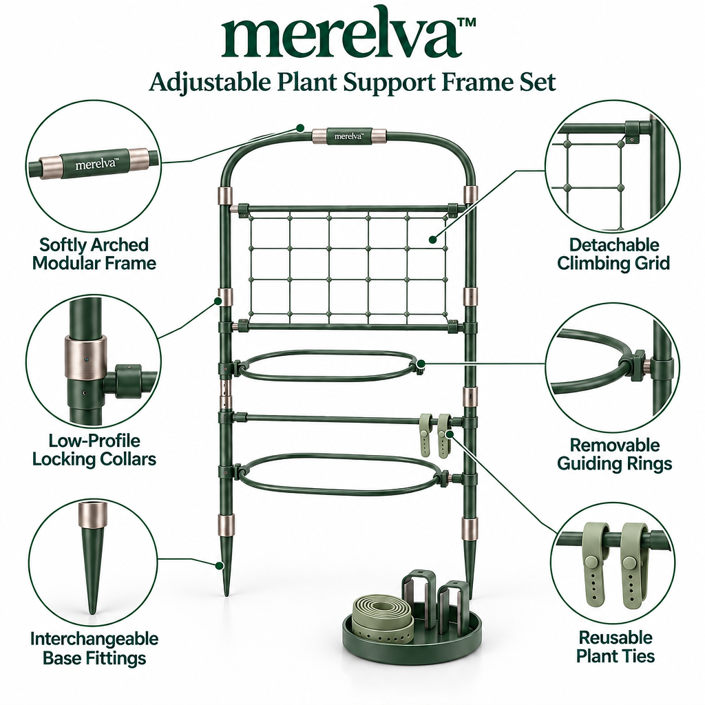 merelva™ Adjustable Plant Support Frame Set
