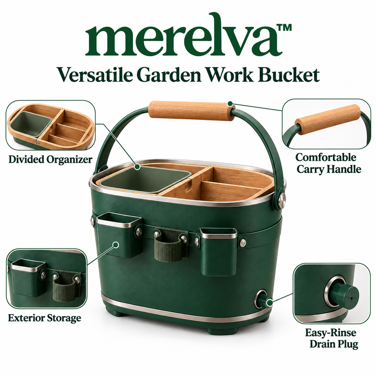 merelva™ Versatile Garden Work Bucket