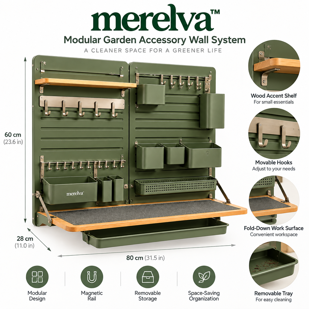 merelva™ Modular Garden Accessory Wall System