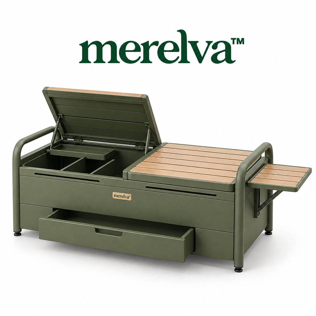 merelva™ Spacious Garden Storage Bench